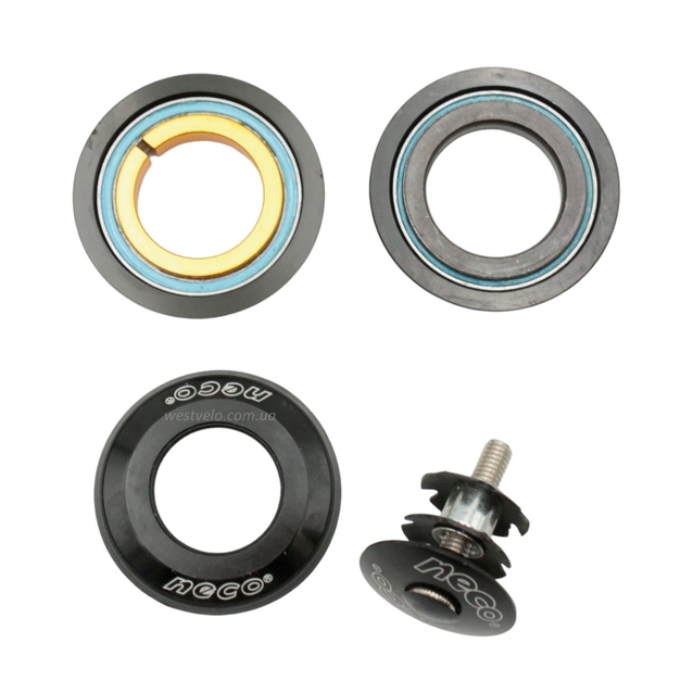 Рульовий набір мтв безрізьбовий NECO H124 Ø25.4 (1") пром підшипники, напів-інтгр. фото westvelo.com