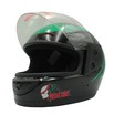 Мото шолом, закритий (XS) F2 "PREDA TORS" чорно-зелений глянець (825-4) фото westvelo.com