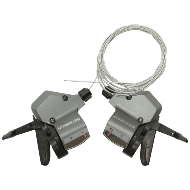 Манетки 3+9 шв.(пів автомат) SUNRUN SL-KD-30 фото westvelo.com