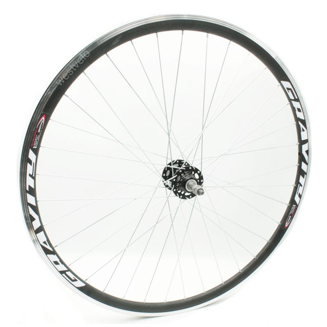 Колесо 26 зад, обід 2-ний чорний, втулка SHUNFENG, диск 6 болтів фото westvelo.com