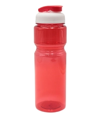 Фляга 650 ml харч.пластик, червона