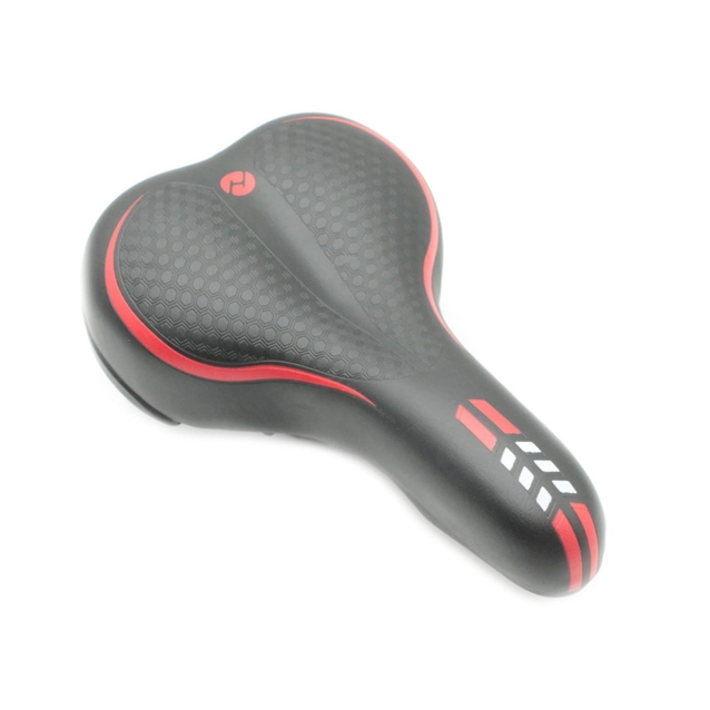 Сідло мтв TR-6 "Сота" чорно-червоне фото westvelo.com