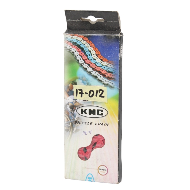 Ланцюг одношвидкісний BMX KMC (K710 cherry) (1/2Х1/8Х100L) + замок, червоний (Тайвань) фото westvelo.com