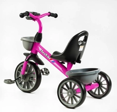 Дитячий велосипед 3-х колісний EVA (піна) Best Trike BS-44101 фіолетово-сірий