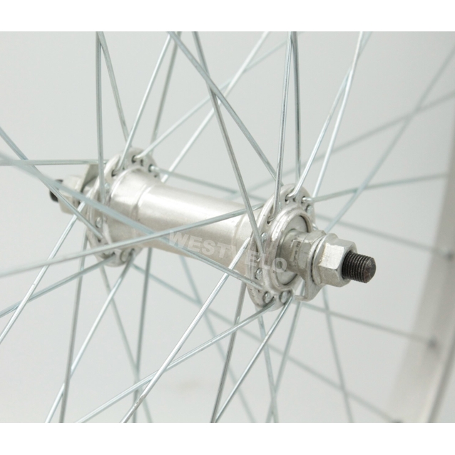 Колесо 24 перед, обід AL 1-ний сірий, втулка AL на віночках фото westvelo.com