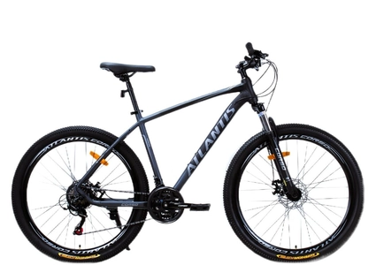 Велосипед 27.5 AL Corso «ATLANTIS» AL-27388 алюміній 17", (к-т SHIMANO) графітовий