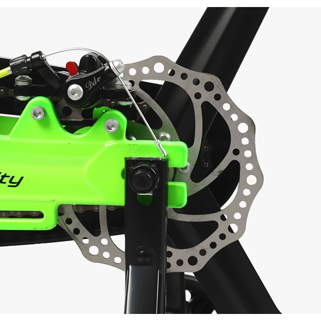 Дитячий велосипед 20 MG Corso «MONTI» MT-20662, магнієва рама, чорно-салатовий фото westvelo.com