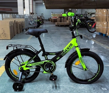 Дитячий велосипед 16 ST Corso «MAXIS» MX-10822 чорно-салатовий