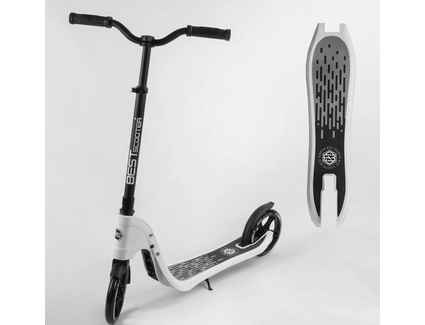 Самокат дитячий 2-х колісний, PU Best Scooter BS 52753 білий, Ø200mm, AL+ST