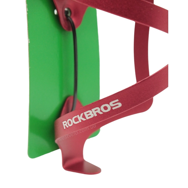 Фляготримач алюміній ROCKBROS червоний, тип 1 фото westvelo.com