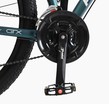 Велосипед 29 AL Corso «ANTARES» AR-29386 алюміній 21", (к-т SHIMANO) чорно-смарагдовий фото westvelo.com