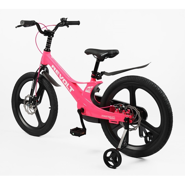 Дитячий велосипед 20 MG Corso «REVOLT» RV-20375 магнієва рама, рожевий фото westvelo.com