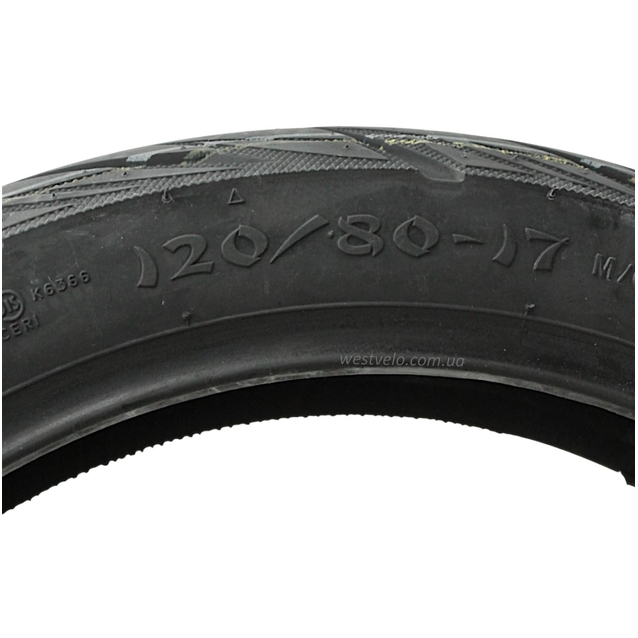 Покришка "17" 120/80-17 Б/К SWALLOW Індонезія SB-128 Samurai напів-слік TL фото westvelo.com