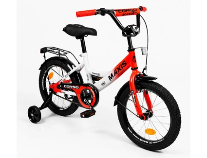 Дитячий велосипед 16 ST Corso «MAXIS» MX-23965 біло-червоний