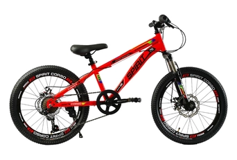 Велосипед 20 ST Corso «SPIRIT» TK 20697 сталь 12", (к-т SHIMANO) червоний
