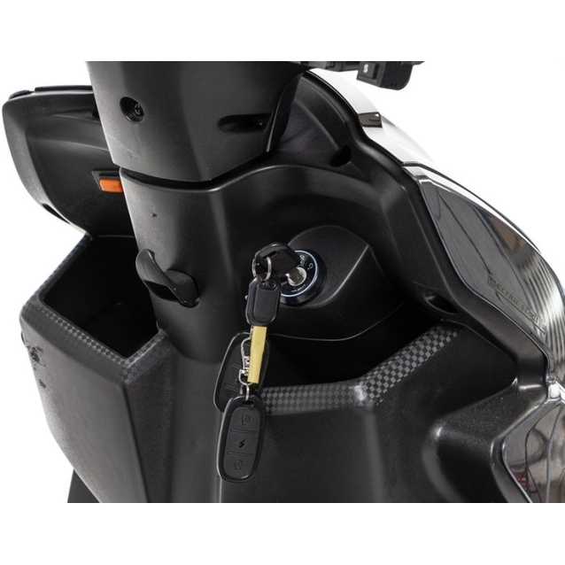 Електроскутер Corso «ATMOS» TS-731147, двигун 2000W, акумулятор 72V/35Ah графеновий, сірий, колеса 10" + 1 ящик. акум фото westvelo.com