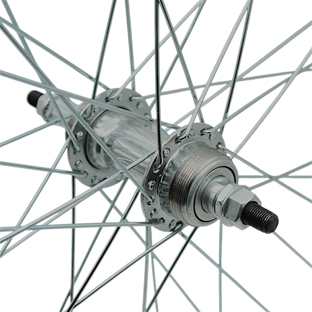 Колесо 28-29 зад, обід 2-ний чорний, втулка ST. на віночках, диск різьба (Gravity) фото westvelo.com