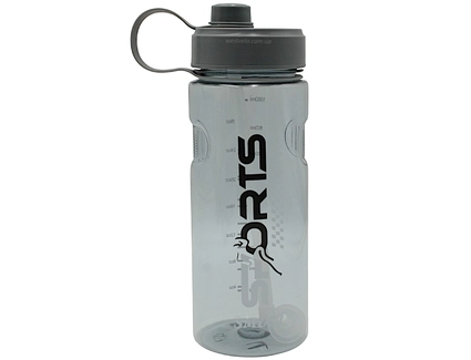 Фляга 1000 ml. SMOSI SPORTS, (для тренувань) з трубкою, сіра