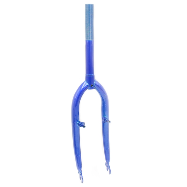 Вилка 20 сталева з кріпленням V-brake шток L-200mm р.з L-100mm синя фото westvelo.com