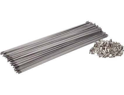 Спиця 196 мм, нікель, з головкою