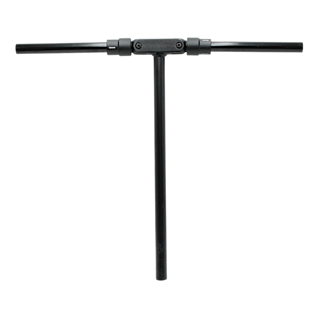 Руль, AL, складний, чорний мат, для електросамоката (Ø24, висота 490,ширина 590) фото westvelo.com