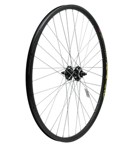 Колесо 28-29 перед, обід 2-ний чорний дисковий, втулка ST. SHUNFENG, диск 6 болтів (STAR CIRCLE)