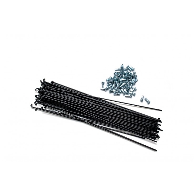 Спиця 241 мм, чорна, з головкою моторколеса Ø 2,2мм   /144/ фото westvelo.com