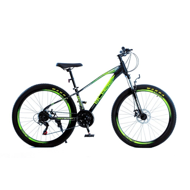 Велосипед 26 AL Corso «BLADE» BL-26920 алюміній 13", (к-т SHIMANO) чорно-салатовий фото westvelo.com