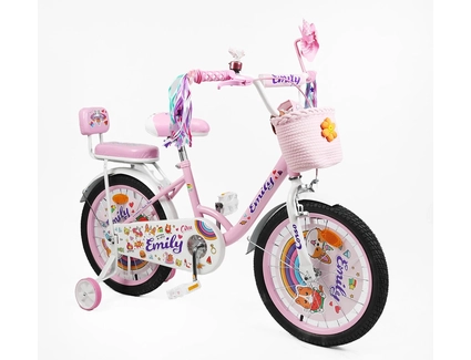 Дитячий велосипед 18 ST Corso «EMILY» ML-19256 рожевий