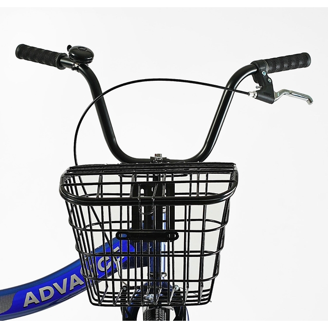 Міський велосипед 24 ST Corso «ADVANCE» AD-24003 (складна рама) сталь 14", синій (+к/к/б) фото westvelo.com