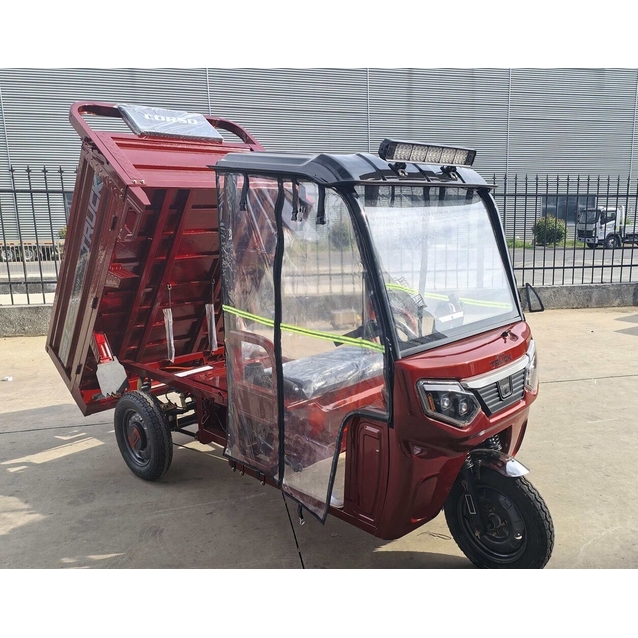 Вантажний електроавтомобіль CORSO «TRUCK FORCE» F-93610 двигун 2000W, акумулятор 72V 70Ah графеновий ,+6ящик.акум, +5 місць, колеса 12" фото westvelo.com