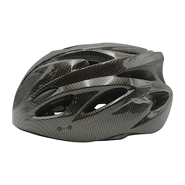 Вело шолом "TK Sport" 074 (56 см) з мигалкою, чорний фото westvelo.com