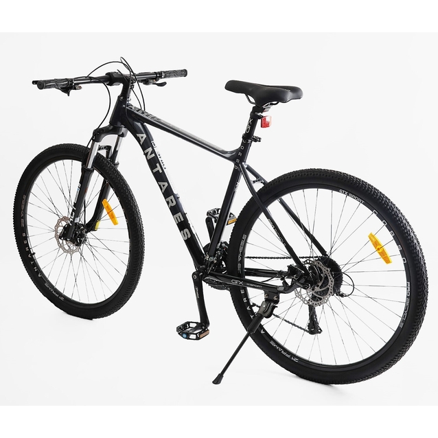 Велосипед 29 AL Corso «ANTARES» AR-29707 алюміній 21", (к-т SHIMANO) графітовий фото westvelo.com