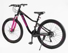 Велосипед 27.5 AL Corso «ELYSIUM» LS-27708 алюміній 15.5", (к-т SHIMANO) чорно-рожевий фото westvelo.com