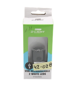 Фара usb DLIGHT 2 діоди, 4 режима, силіконове кр-ння