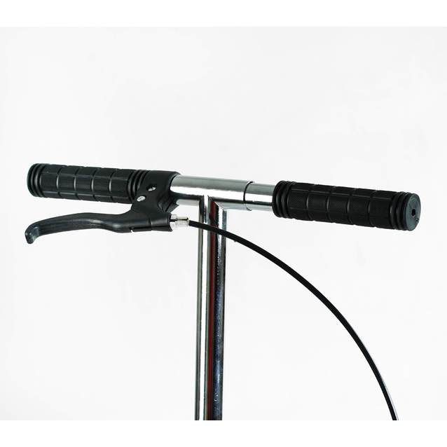 Самокат дитячий 2-х колісний, PU Best Scooter «FLASH» FL-80811 помаранчевий, Ø200mm, ручне гальмо, 1 амортизатор передній фото westvelo.com