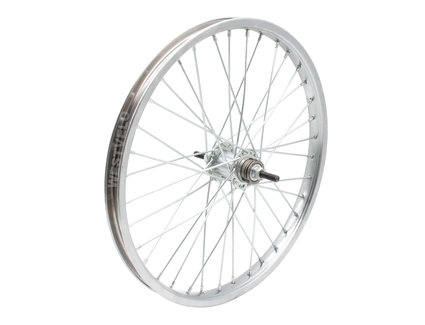 Колесо 20 зад, обід нікель, спиця 3мм, вт. Falcon + к-т