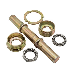 Каретка Україна Бубон (вал + чашки + віночки) L-143мм (жовтий вал)