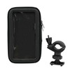 Тримач для телефону,(XL) 170х90х30мм на кермо, сенсорна плівка, вологозахисний, швидкознімний, кут повороту 360° фото westvelo.com