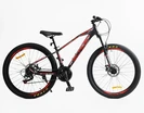 Велосипед 26 AL Corso «BLADE» BD-26188 алюміній 13", (к-т SHIMANO) чорно-червоний фото westvelo.com