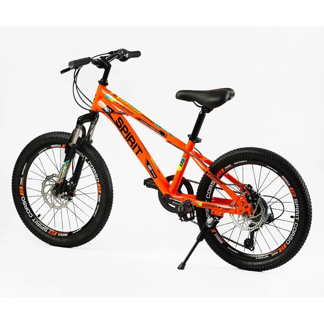 Велосипед 20 ST Corso «SPIRIT» TK 20140 сталь 12", (к-т SHIMANO) помаранчевий