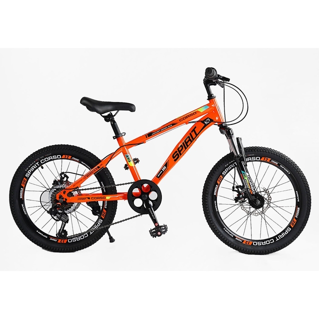 Велосипед 20 ST Corso «SPIRIT» ST-20458 сталь 12", (к-т SHIMANO) помаранчевий фото westvelo.com