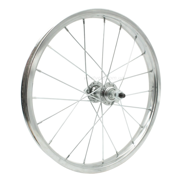 Колесо 16 перед обід нікель, з фліпером. фото westvelo.com