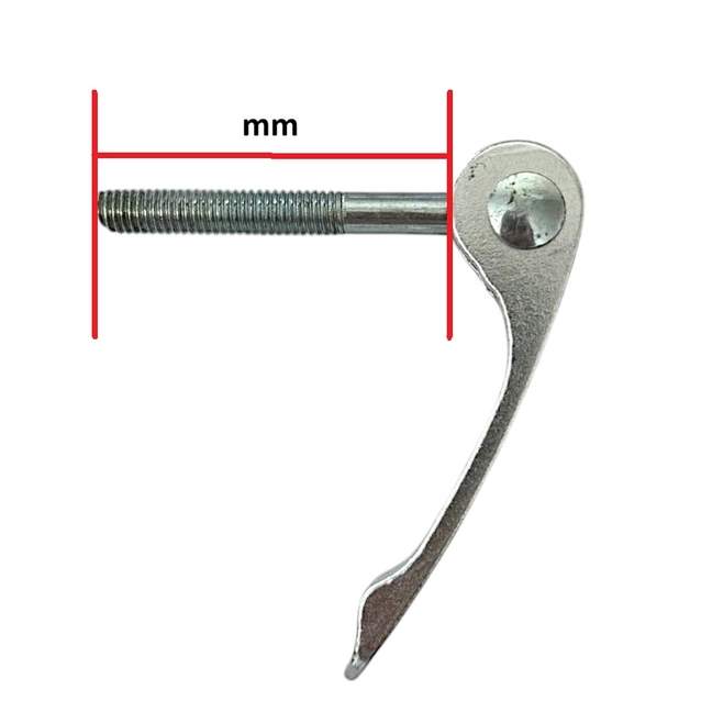 Ексцентрик труби сідла алюміній посилений, нікель L-45мм. Ø7,7мм фото westvelo.com