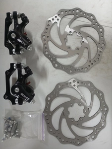 Дискові гальма Repute DSC 510 : 2 супорта F160/R140+F180/R160, 2 диски Ø160)