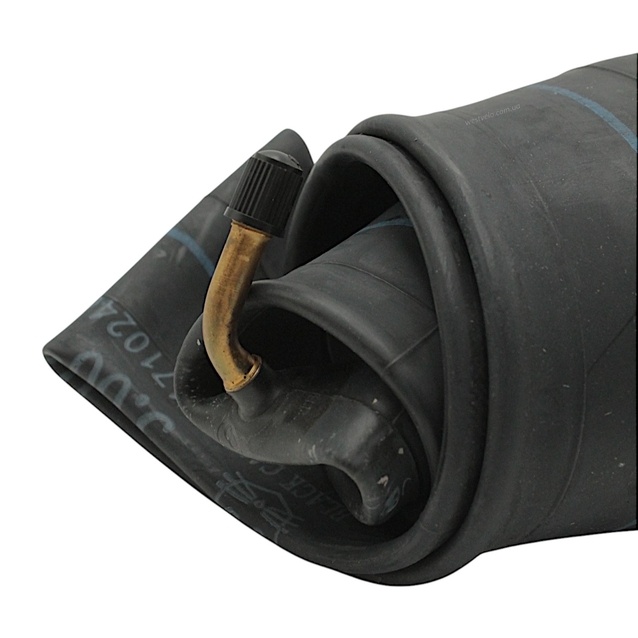 Камера "10" 3.00-10 BLACK CAT кривий ніпель TR-87 фото westvelo.com