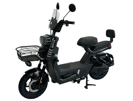 Електроскутер Corso «NOVA L» NV-319042, двигун 1000W, акумулятор 72V 20Ah літій-залізо-фосфатний, чорний, колеса 10"