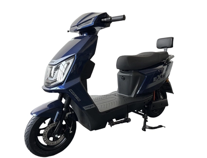 Електроскутер Corso «EXTRA» XT-421683, двигун 1200W, акумулятор 64V 30Ah літій-залізо-фосфатний, синій, колеса 10"