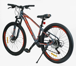 Велосипед 26 AL Corso «BLADE» BD-26670/26598 алюміній 13", (к-т SHIMANO) графітово-помаранчевий