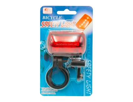 Мигалка на батарейках зад. JING YI, (JY-390Т) 5 LED